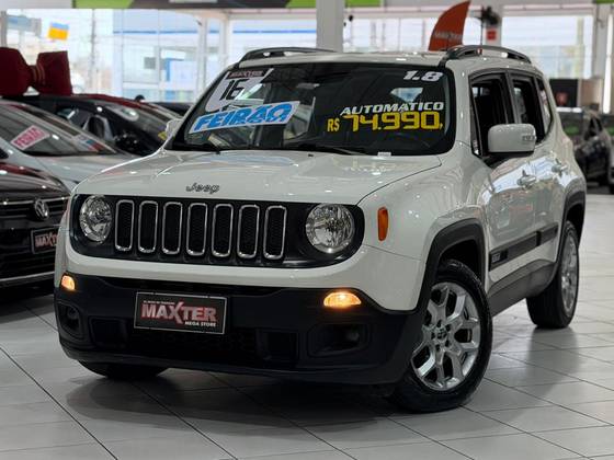 JEEP RENEGADE 1.8 16V FLEX LONGITUDE 4P AUTOMÁTICO JEEP RENEGADE 1.8 16V FLEX LONGITUDE 4P AUTOMÁTICO